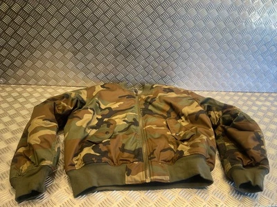 veste blouson bombers mil-tec camo jacket flyers man intermediate ma1 aviateur - Photo 1/4