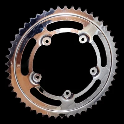 Plato cromado Schwinn 52t 110 BCD vintage años 60 10 velocidades carretera City Cruiser ATB Foto 1 de 4