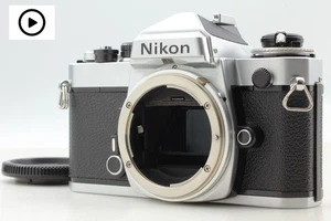 Meter Works [MINT w/ Cap] Nikon FE Silver 35mm SLR Film Camera Body From JAPAN - Picture 1 of 13