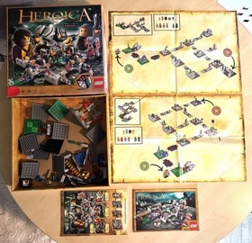 LEGO Games 3860 Heroica CASTLE FORTAAN GAME 100% Complete (box, manuals, rules)