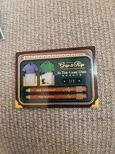 CRENSHAW WATSON 2022 LEAF IN THE GAME USED SPORTS GRIP & RIP PATCH 1/1 !! - Picture 1 of 3