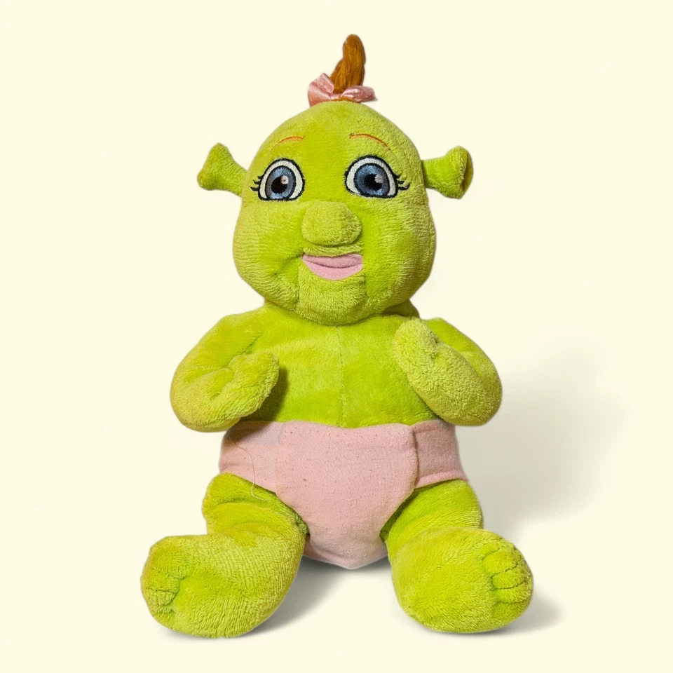 Build a Bear Workshop Shrek the Third Baby Girl Oger Felicia Pink Plush 11 inch - Image 1 of 4