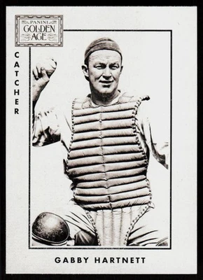 2014 Panini Golden Age Gabby Hartnett #9 BASEBALL CARD Cubs 1913 National Game - Image 1 of 2