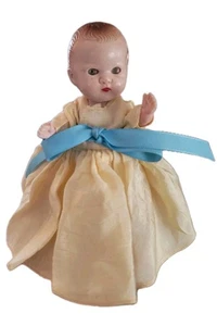VTG Madame Alexander doll? 5” Cloth Body Hard Plastic Jointed eyes Open & Close - Picture 1 of 7