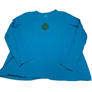 Life Is Good Langarmshirt blau Größe XL - Bild 1 von 4