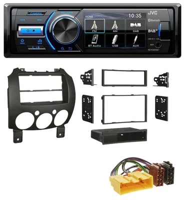 JVC Bluetooth MP3 USB DAB Autoradio für Mazda 2 (ab 2007) - Bild 1 von 4