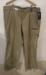 Pantaloni cargo Dickies nuovi donna TAGLIA 20 reg relaxed fit kaki beige gamba dritta - Foto 1 di 16