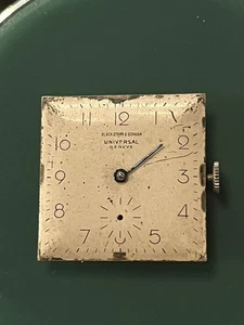 Extremely Rare Double Signed Universal Geneve 264 Movement Black Starr & Gorham - Picture 1 of 8