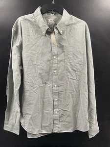 Camicia J Crew uomo XL verde abbottonata slim fit rotta in Oxford nuova con etichetta - Foto 1 di 5