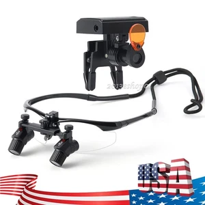 4,0X Aumento Binocular Médico Ergo Lupa/Luz LED Dental - Imagen 1 de 26
