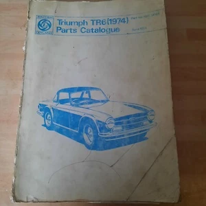 TRIUMPH TR6 ( 125HP ) 1974-76 FACTORY PARTS CATALOGUE - Picture 1 of 5