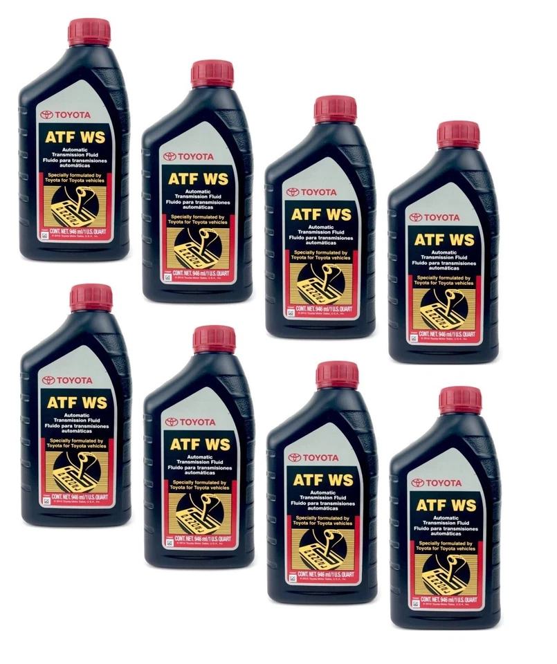 8 Quart GENUINE TOYOTA ATF WS Automatic Transm oil Fluid ATFWS For Lexus Scion - Image 1 of 1