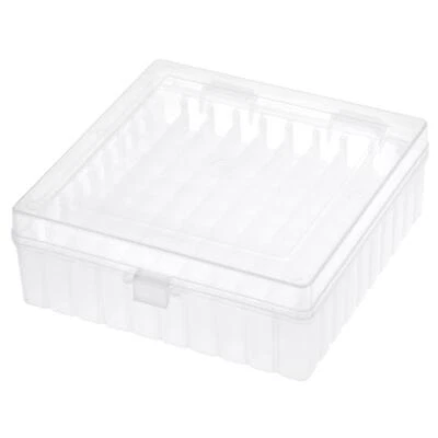 Freezer Tube Box 100 Places Rack for 1.5/1.8/2ml Microcentrifuge Tubes, White - Image 1 of 4
