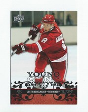 2008-09 Upper Deck #211 Justin Abdelkader YG RC Rookie Red Wings