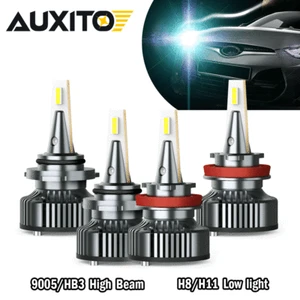 4x CANBUS H11 9005 Combo LED Headlight Bulb Kit 6500K 16000LM Hi-Low Beam White - Bild 1 von 9