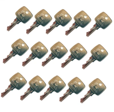 (15 keys)For John Deere Loaders Tractors Backhoes AR51481 R45361 AT195302 - Image 1 of 4