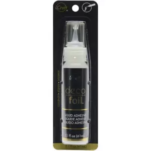 iCraft DECO FOIL Liquid Adhesive 61 ml (2.1 oz) Permanent Transfer Adhesive - Picture 1 of 2