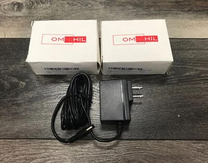 Lot Of 2 OMNIHIL 8 Feet Long AC/DC Adapter Model R122-0502000UC #N17-6 - Picture 1 of 1
