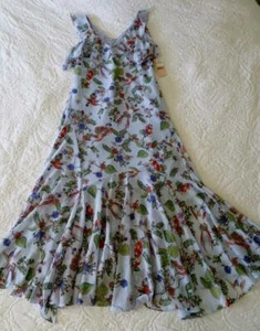 Nanette Lepore~Anthropologie~Romantic Spring Garden Flounce Maxi Dress~4~NWT$168 - Picture 1 of 12