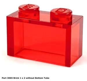 Lego 1x 3065 Trans-Rojo Ladrillo 1 x 2 sin Tubo Inferior Vehículo de Búsqueda - Imagen 1 de 1