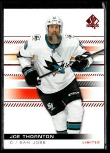 2019-20 SP Authentic limited red Joe Thornton #44 H11R2I - Picture 1 of 2