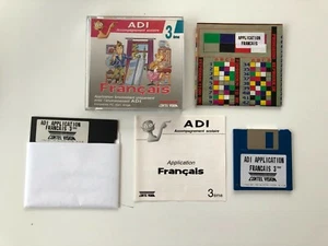 ADi accompagnement scolaire 3eme FRANCAIS Atari ST/AMiga/PC FR - Imagen 1 de 3