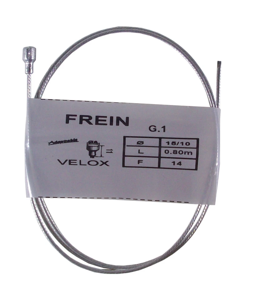 VELOX Bike brake inner cable WEINMANN cantilever vintage wire front rear 0.8x1.5 - Image 1 of 1