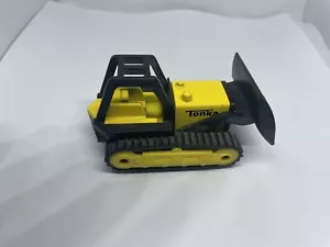 2020 Hasbro Tonka Metal Bulldozer 3" Basic Fun Construction Toy - Picture 1 of 5