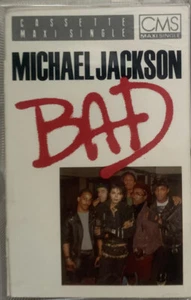MICHAEL JACKSON-Bad Cassette Maxi Single - Picture 1 of 4