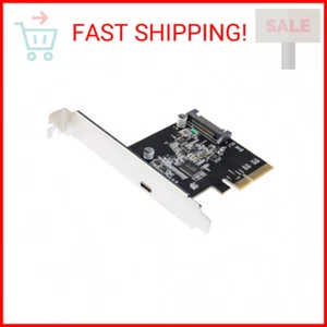 IO CREST USB-C 3.2 Gen 2x2 Type-C 20 Gbps PCI-e Gen 3 x4 Expansion Card SATA Pow - Picture 1 of 2