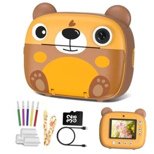 Kids Instant Camera for 3-12 Years Old Kids Toddlers Childrens Boys Brown Bear - Picture 1 of 8