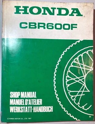Manual de Reparación Taller Honda CBR 600F 1 - Imagen 1 de 3