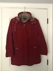 Jones New York Soft Shell Anorak Jacket With Detachable Hood Med-new W/out Tags