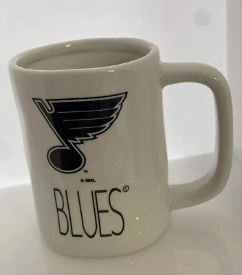 Taza de café St Louis Blues blanca NHL de Memory Co nueva Foto 1 de 4