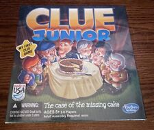 CLUE JR. THE CASE OF THE MISSING CAKE BOARD GAME MY FIRST CLUE GAME JUNIOR NEW