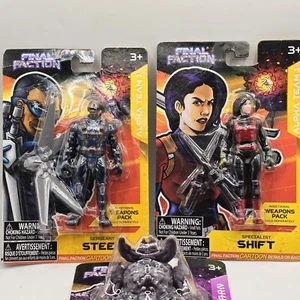 Final Faction 3 figuras Alpha Team 1: acero, cambio y bruto Kharn nuevo en paquete - Imagen 1 de 10