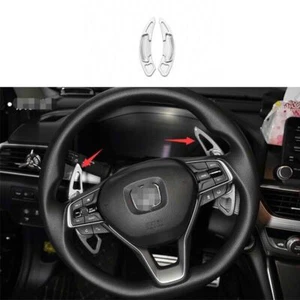 Shift Paddle Extension Silver Aluminum Steering Wheel For Honda Accord 2018-2021 - Picture 1 of 5