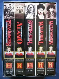 The Best of the Real West 1994 VHS Box Set History Channel Host Kenny Rogers - Picture 1 of 5