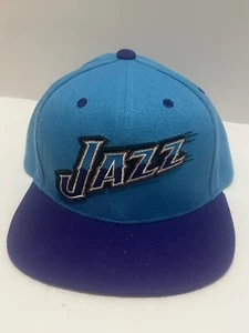 Mitchell & Ness Azul Claro/Púrpura NBA Utah Jazz Reload HWC Gorra Snapback - OSFA - Imagen 1 de 8