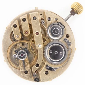 Unsigniertes Schweizer 31 x 7,1 mm antikes Taschenuhrwerk, schönes ausgefallenes Zifferblatt - Bild 1 von 5