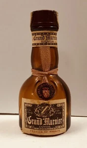 Vintage Grand Marnier Miniature Liqueur Bottle EMPTY barware - Picture 1 of 7