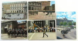 SVEZIA Cartoline Lotto 5 x STOCCOLMA Sweden Royal Guart Parlamento Parlamento - Foto 1 di 2