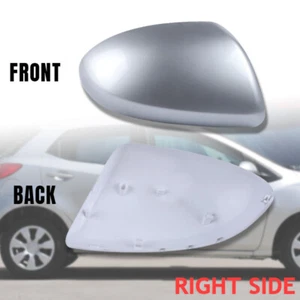 Door Mirror Cover Cap Shell Silver Right Side For Mazda 3 2010-2012 2013 Mazda 2 - Picture 1 of 7