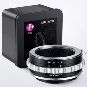 K&F Concept Manual Lens Mount Adapter for Pentax K(PK/DA) Lens to L Mount Camera - Picture 1 of 8