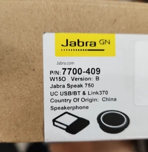 Haut-parleur Bluetooth Jabra Speak 750 UC boîte ouverte avec lien 370 7700-409 - Photo 1 sur 1