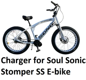 🔥power supply battery Charger for Soul Fast E Bikes Sonic Stomper SS e-bike - Picture 1 of 3