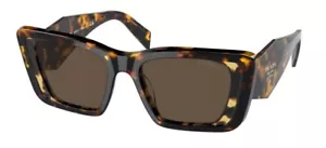 PRADA SYMBOLE PR 08YS 01V-8C1 Honey Havana Brown Lens Women Sunglasses - Picture 1 of 9