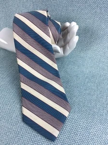 LILLY DACHE - STRIPED TIE - LATE 70'S VINTAGE - POLYESTER NECK TIE - Picture 1 of 3