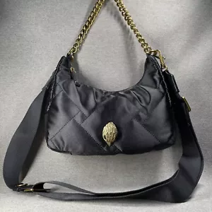 KURT GEIGER London Umhängetasche recyceltes Polyester gesteppt multi schwarz gold - Bild 1 von 12