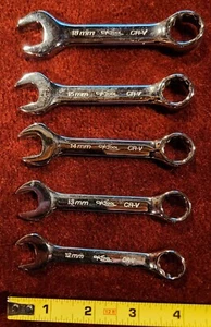 K-Tool International 5pc Metric Stuby High Polish Wrench Set 18,15,14,13,12 NEW - Picture 1 of 1